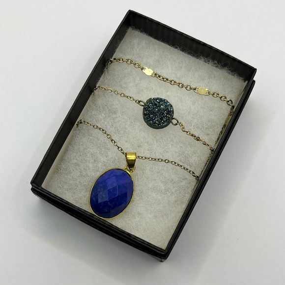 PANACEA Multi-Layered Pendant Necklace - Picture 4 of 11